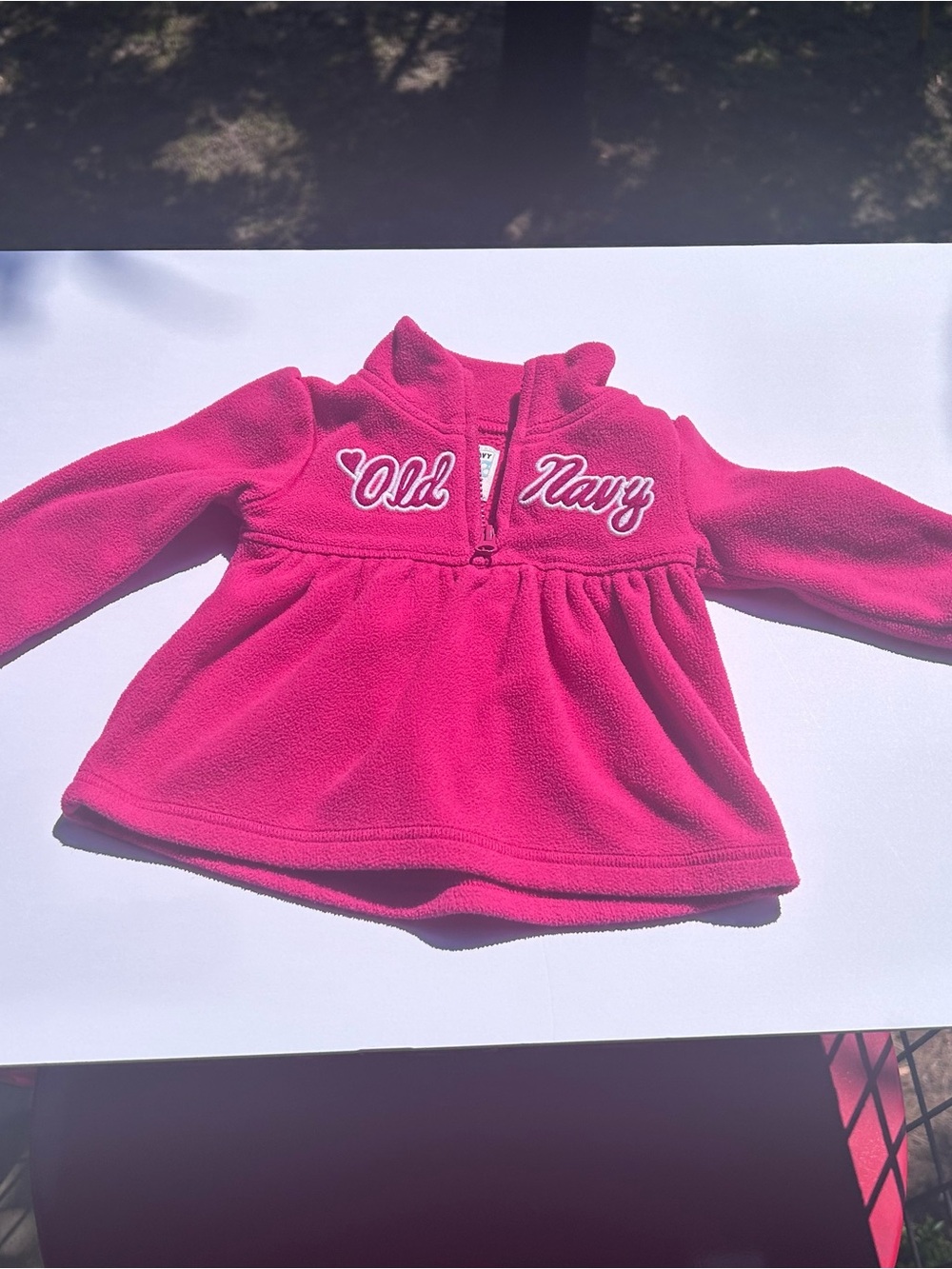 Pink Old Navy baby girl fleece jacket